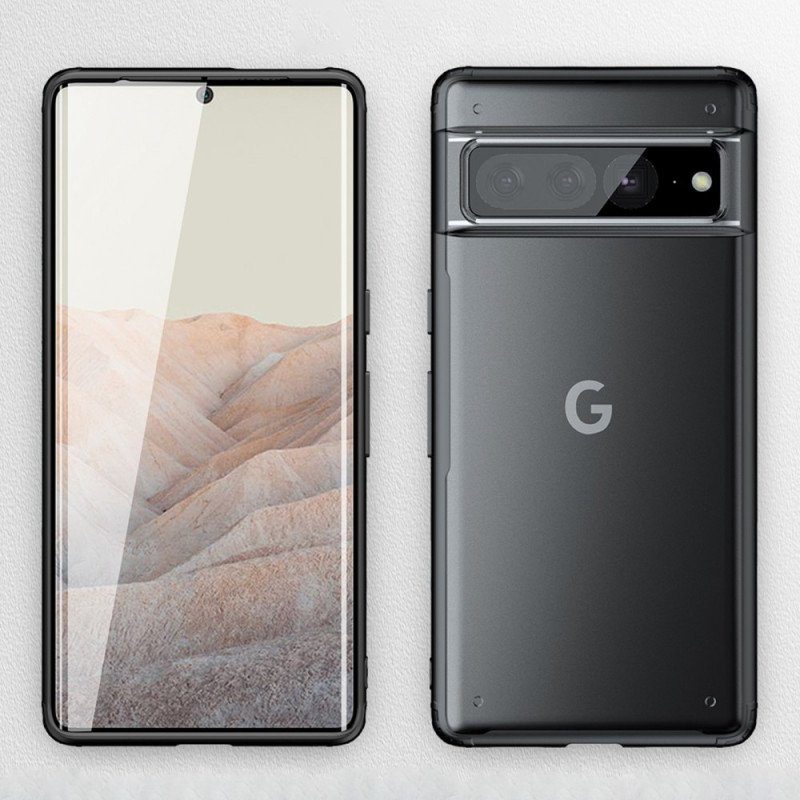 Mobilskal Google Pixel 7 Pro Genomskinliga Färgade Kanter