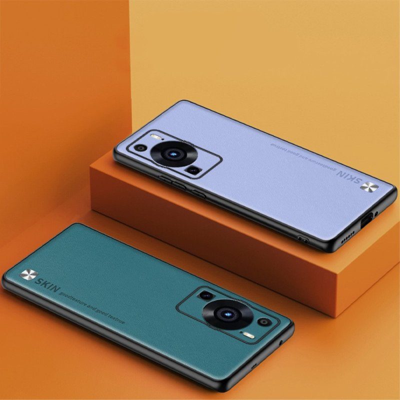Mobilskal Huawei P60 Pro Faux Leather Skin