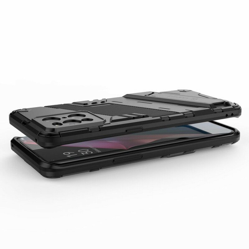 Mobilskal Oppo Find X3 Pro Handsfree Löstagbart Stativ I Två Lägen