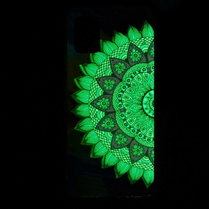 Mobilskal Poco M5s Fluorescerande Färgglada Mandala
