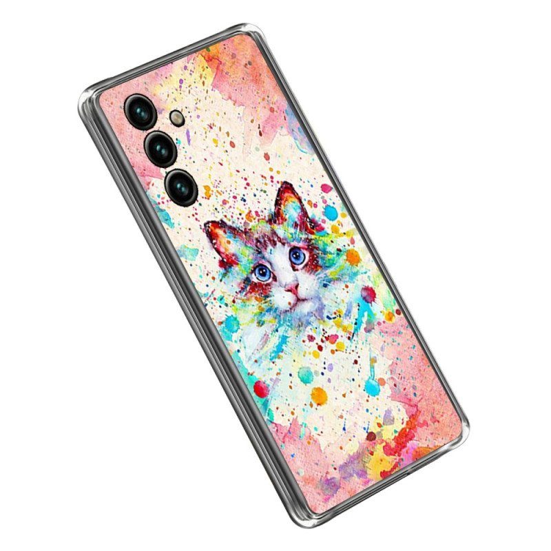 Mobilskal Samsung Galaxy A14 / A14 5G Cat Art