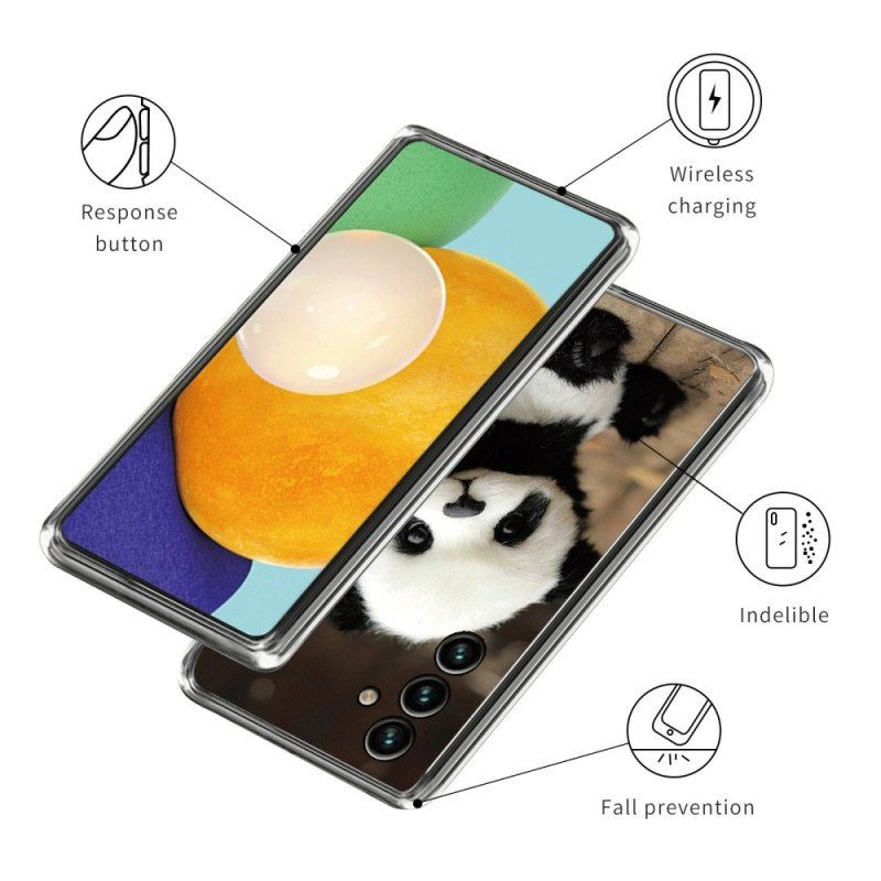Mobilskal Samsung Galaxy A14 / A14 5G Flexibel Panda