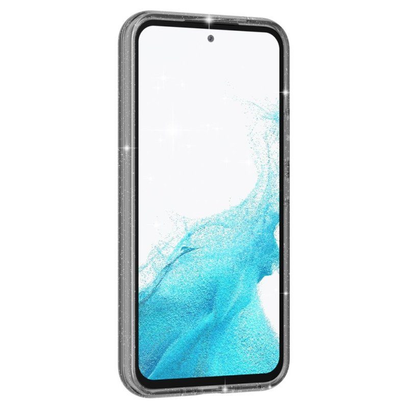 Mobilskal Samsung Galaxy A54 5G Transparenta Paljetter