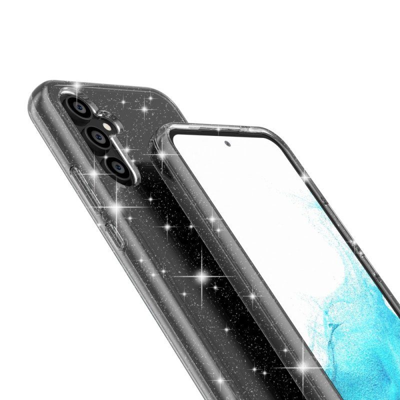 Mobilskal Samsung Galaxy A54 5G Transparenta Paljetter