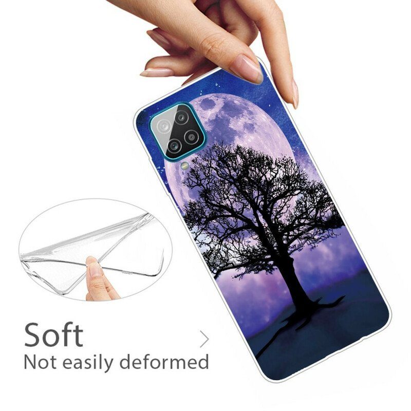 Mobilskal Samsung Galaxy M12 / A12 Träd Och Måne