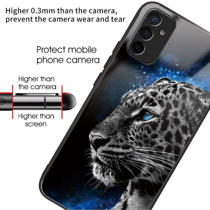 Mobilskal Samsung Galaxy M13 Tiger Härdat Glas