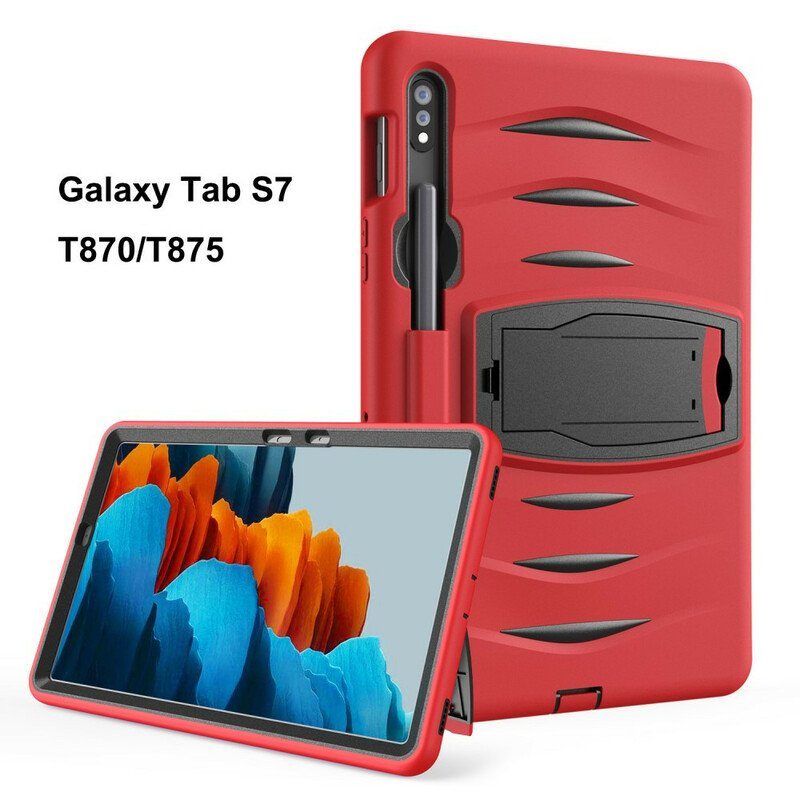 Mobilskal Samsung Galaxy Tab S8 / Tab S7 Skyddsfodral Stötfångarskydd Med Fäste