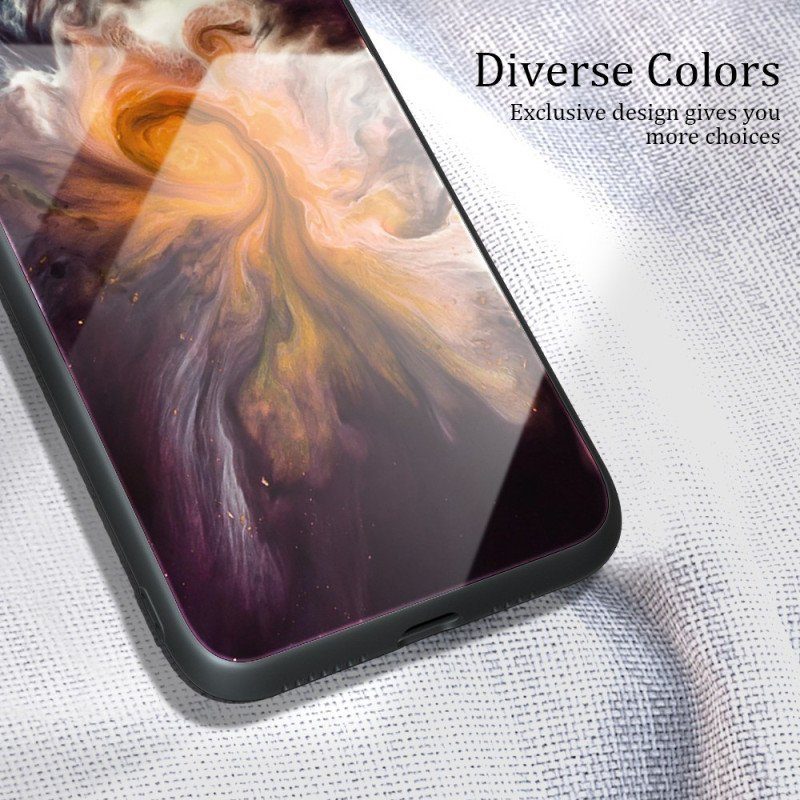Mobilskal Xiaomi 12 / 12X Marmorfärger Härdat Glas