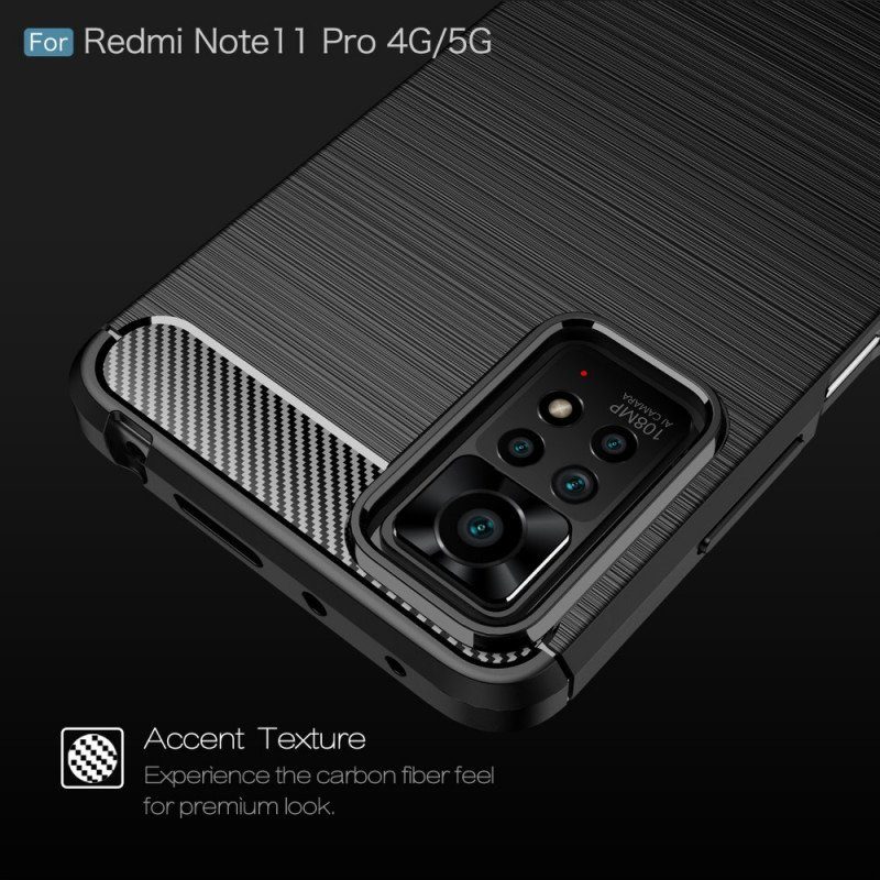 Mobilskal Xiaomi Redmi Note 11 Pro / 11 Pro 5G Borstad Kolfiber