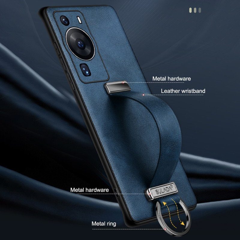 Skal Huawei P60 Pro Med Rem Och Ringstöd