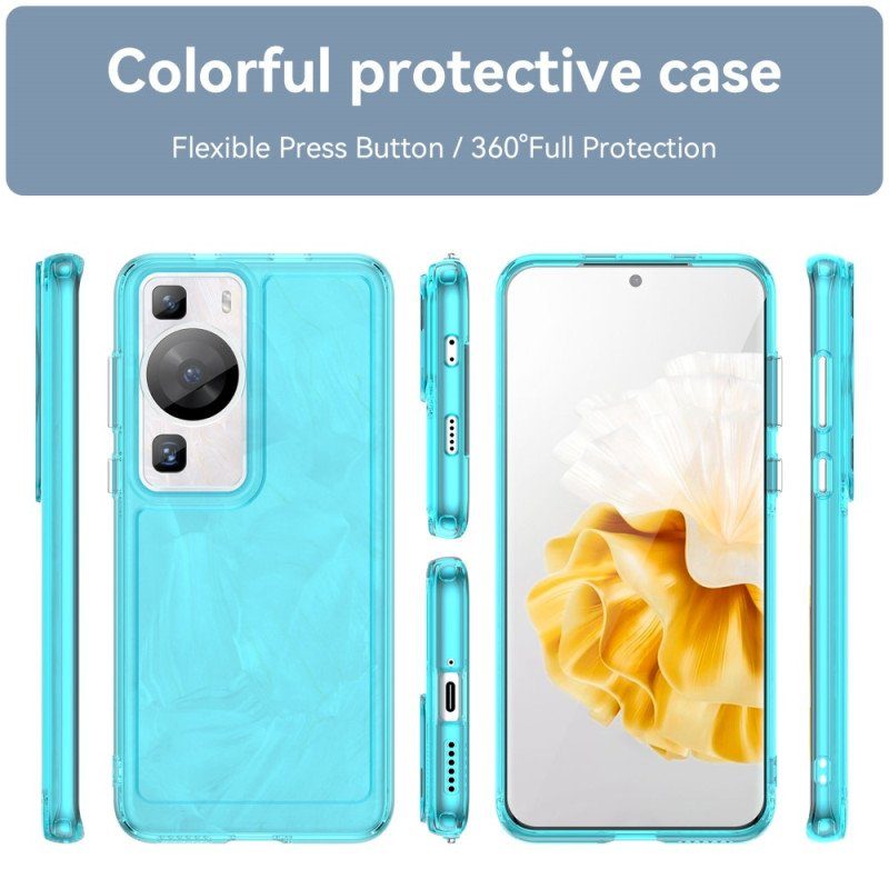 Skal Huawei P60 Pro Transparent Candy Series