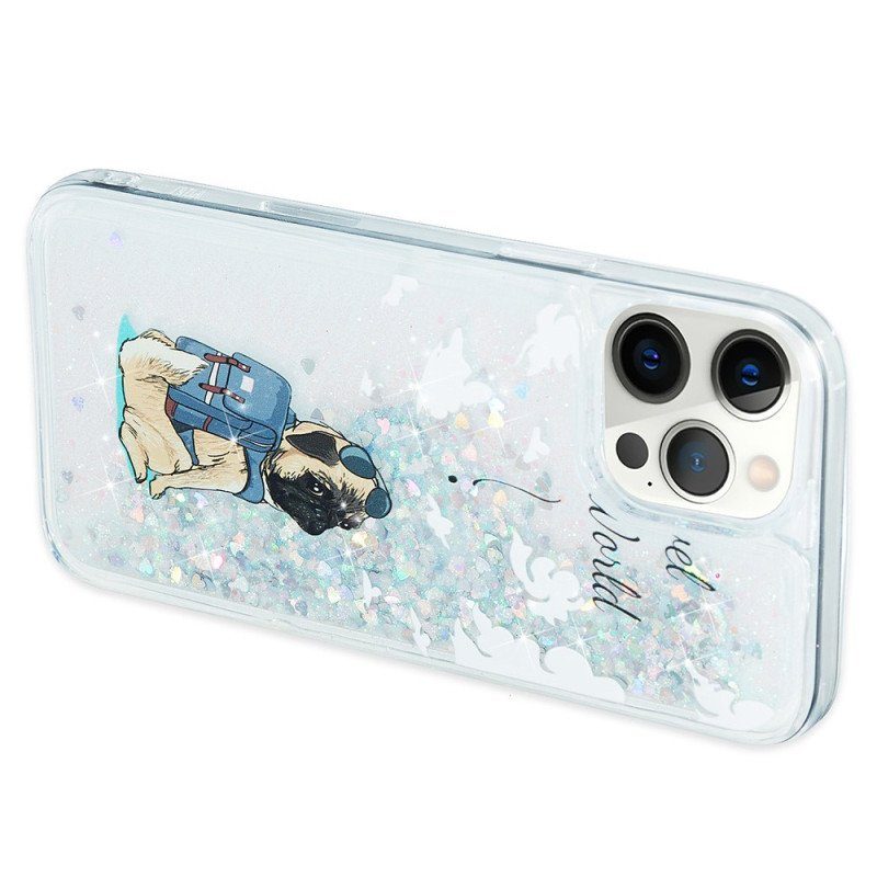 Skal iPhone 15 Pro Glitterhund
