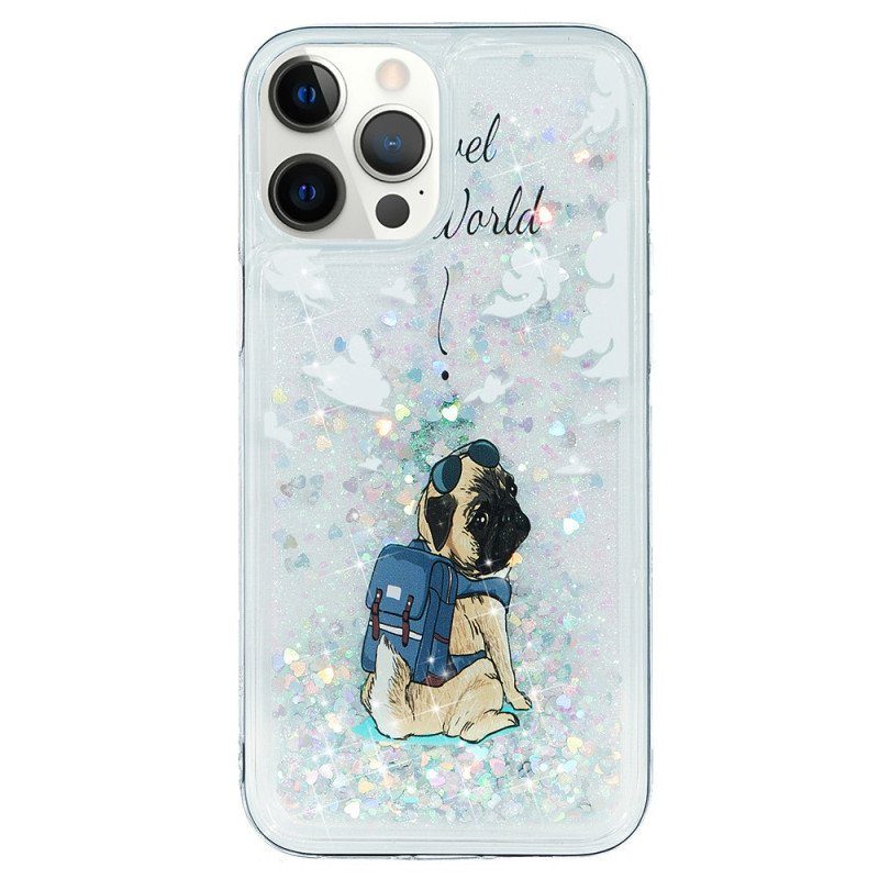 Skal iPhone 15 Pro Max Glitterhund