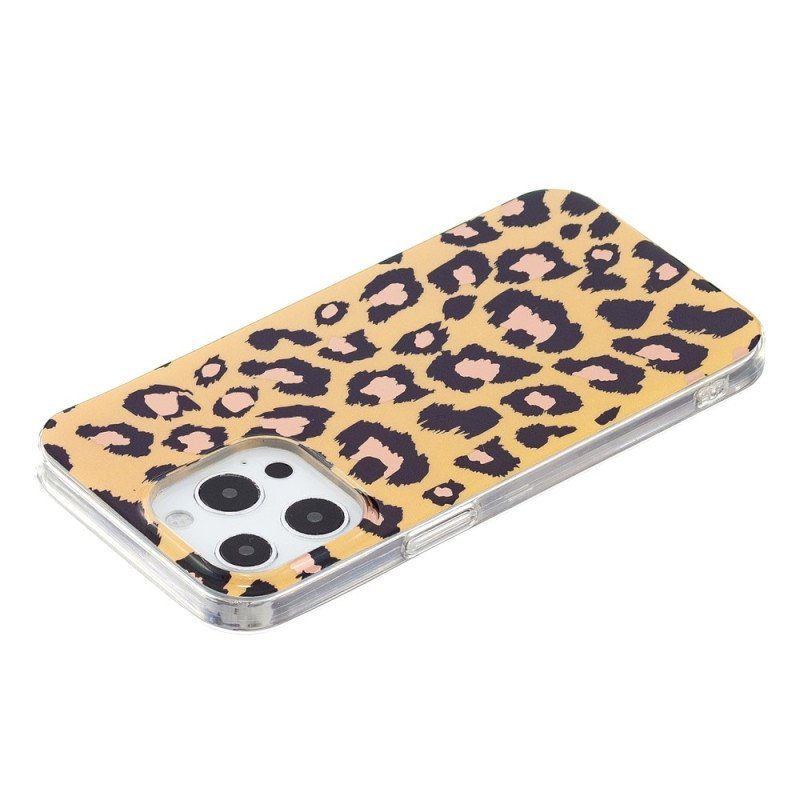 Skal iPhone 15 Pro Max Leopardmönster