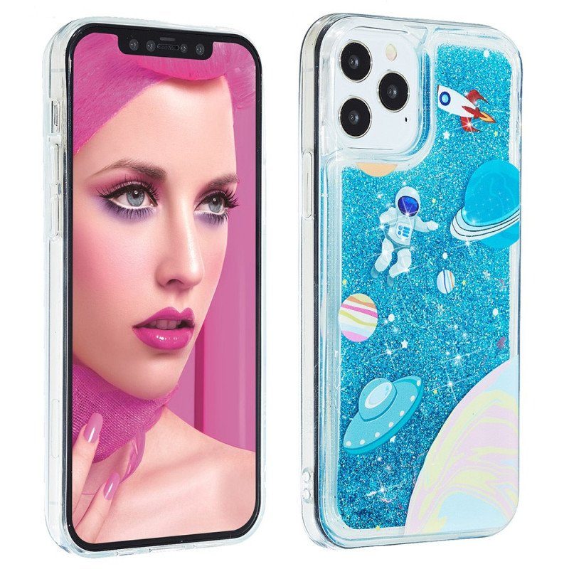 Skal iPhone 15 Pro Space Glitter