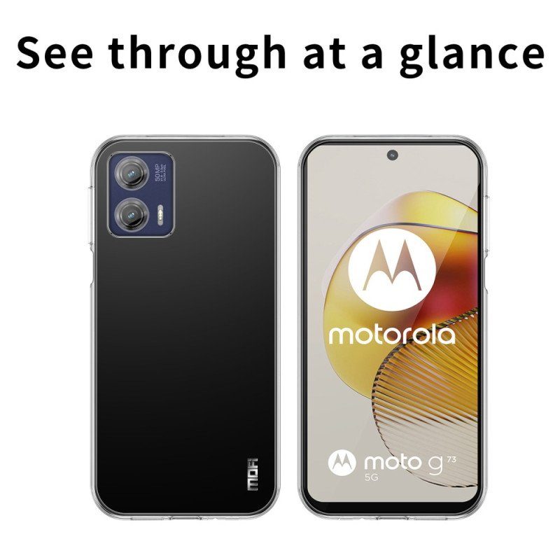 Skal Moto G73 5G Transparent Mofi