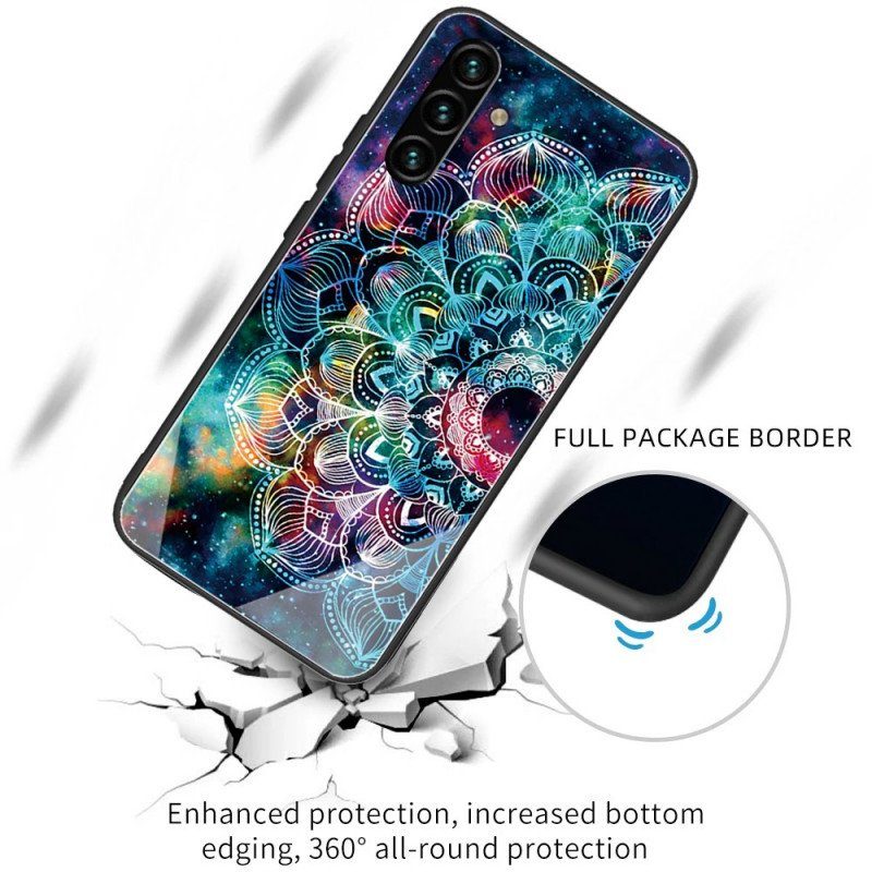 Skal Samsung Galaxy A13 5G / A04s Mandala Härdat Glas