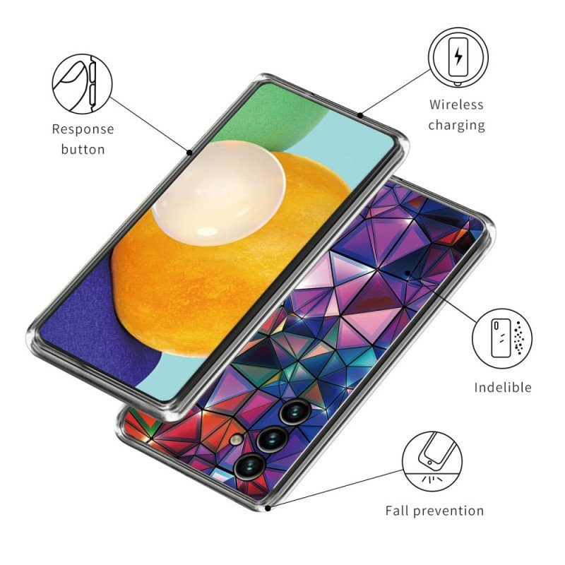 Skal Samsung Galaxy A14 / A14 5G Flexibel Geometri