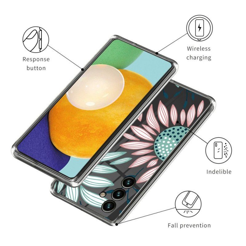 Skal Samsung Galaxy A14 / A14 5G Sömlös Blommig