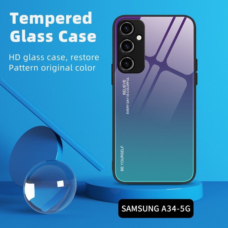 Skal Samsung Galaxy A54 5G Härdat Glas Var Dig Själv