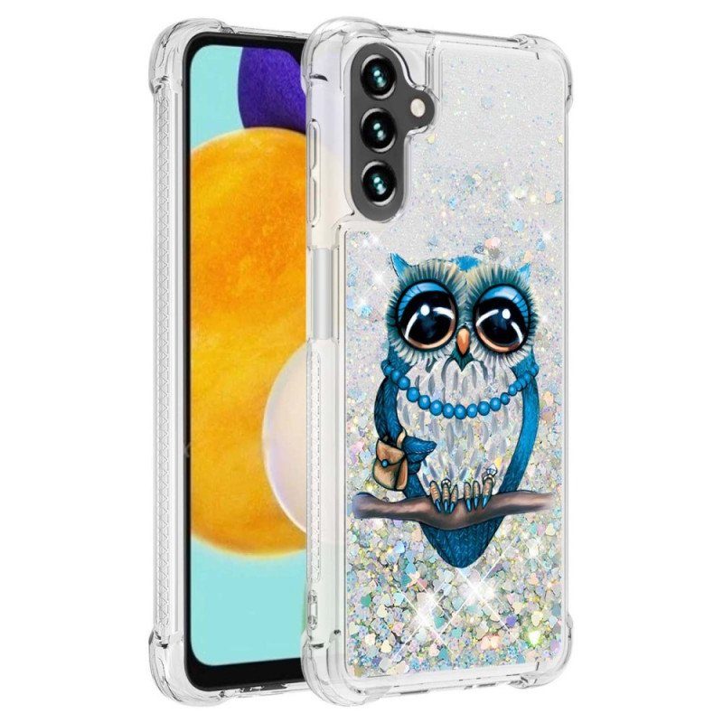 Skal Samsung Galaxy A54 5G Paljetter Miss Owl