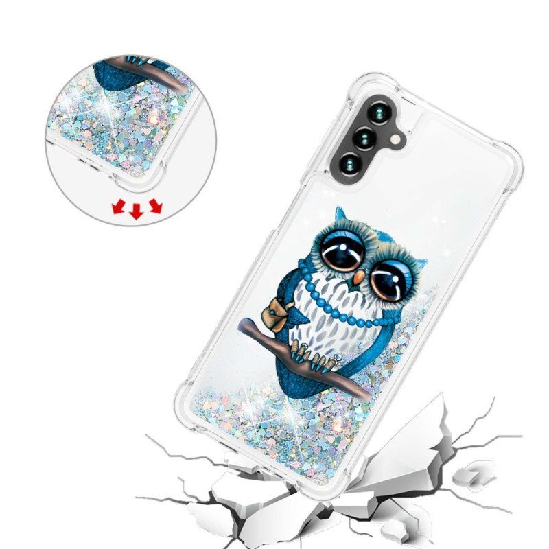 Skal Samsung Galaxy A54 5G Paljetter Miss Owl
