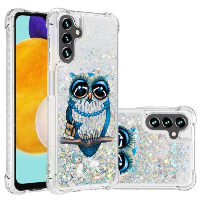 Skal Samsung Galaxy A54 5G Paljetter Miss Owl