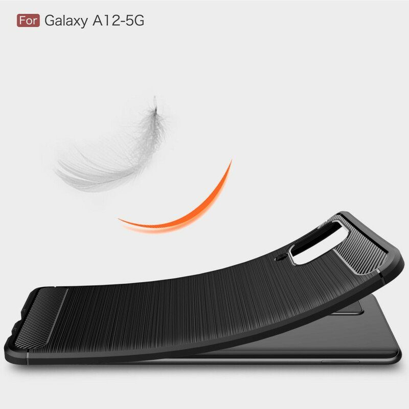 Skal Samsung Galaxy M12 / A12 Borstad Kolfiber