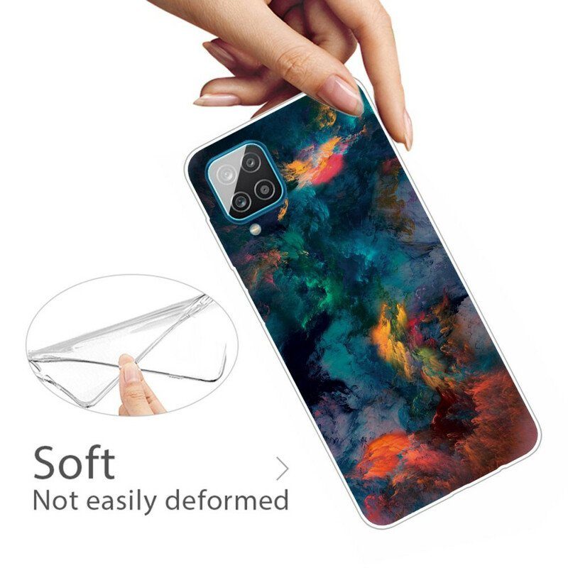Skal Samsung Galaxy M12 / A12 Färgglada Moln