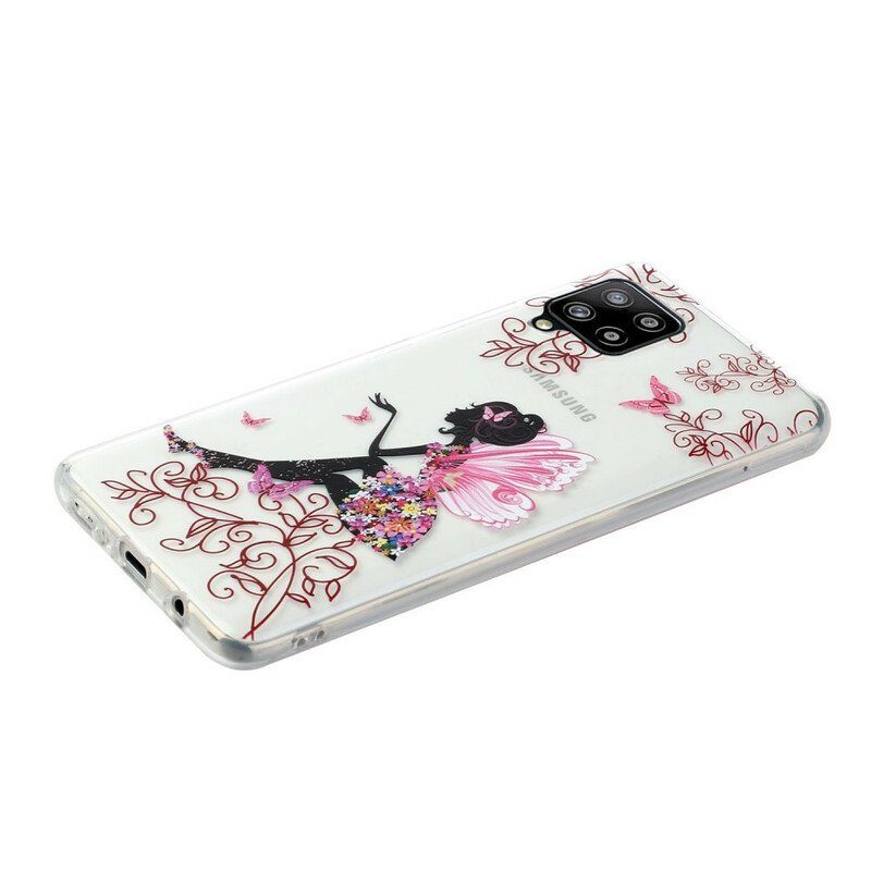 Skal Samsung Galaxy M12 / A12 Transparent Flower Fairy