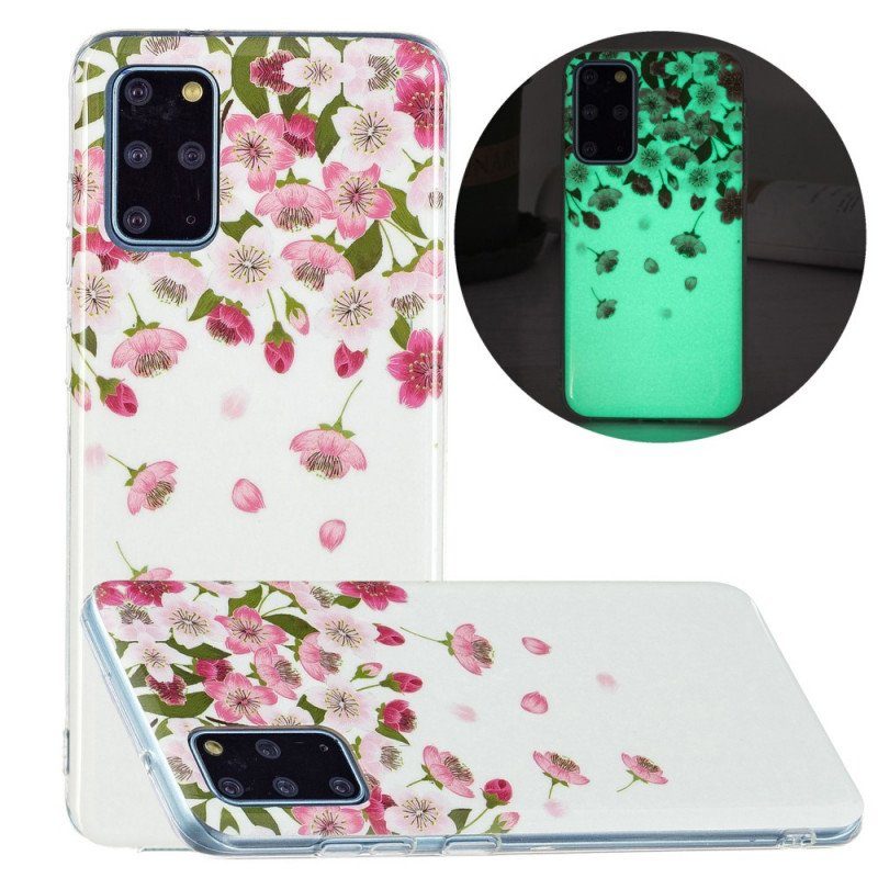 Skal Samsung Galaxy S20 Plus / S20 Plus 5G Fluorescerande Blommor