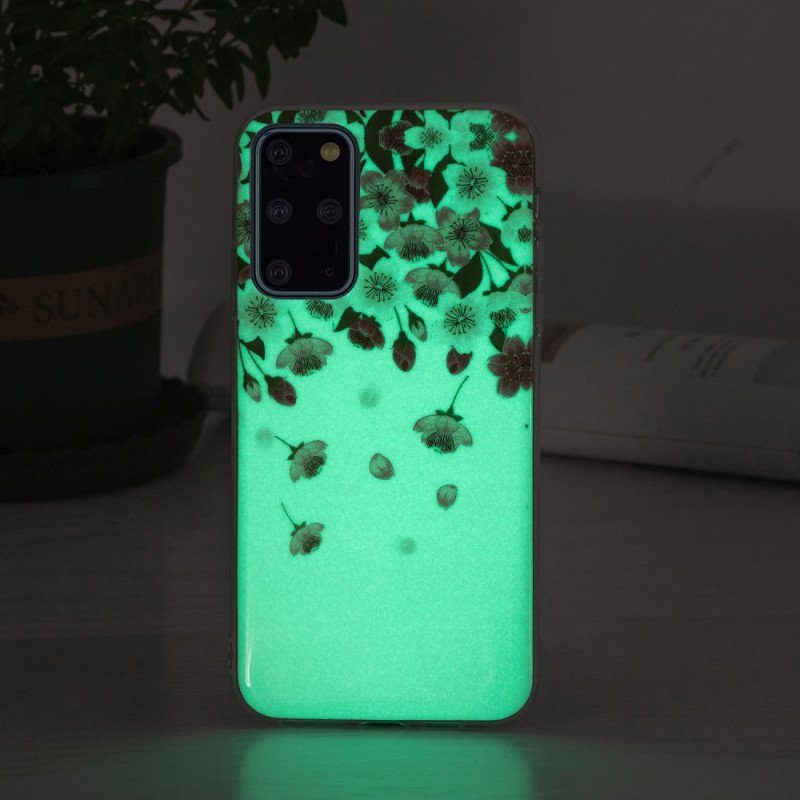 Skal Samsung Galaxy S20 Plus / S20 Plus 5G Fluorescerande Blommor