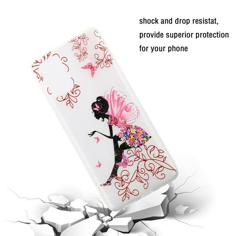 Skal Samsung Galaxy S20 Plus / S20 Plus 5G Transparent Flower Fairy