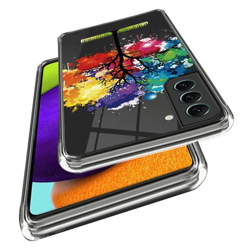 Skal Samsung Galaxy S23 5G Sömlös Akvarellträd
