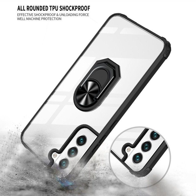 Skal Samsung Galaxy S23 5G Transparent Med Ring-support