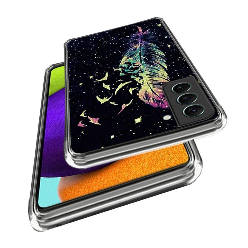 Skal Samsung Galaxy S23 Ultra 5G Färgglad Fjäder