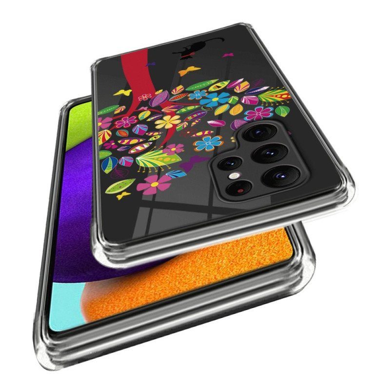 Skal Samsung Galaxy S23 Ultra 5G Färgglada Träd