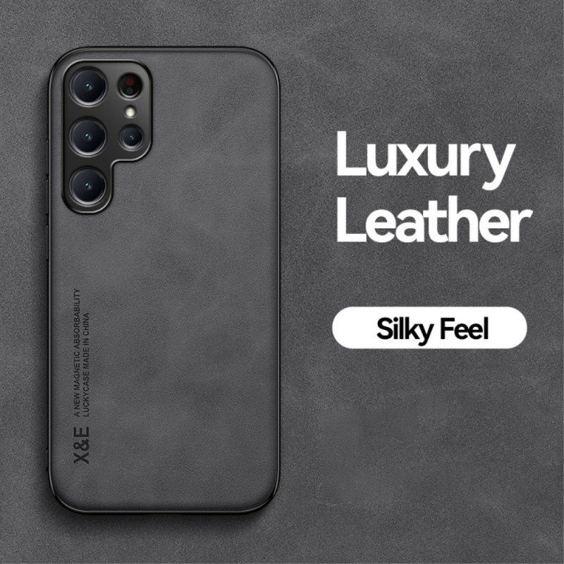 Skal Samsung Galaxy S23 Ultra 5G X&e Lädereffekt Läder