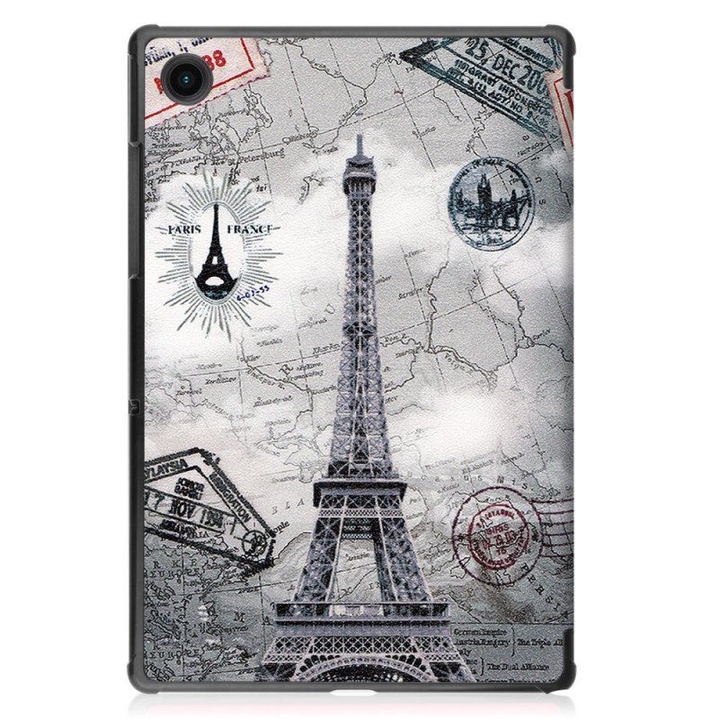 Skal Samsung Galaxy Tab A8 (2021) Förstärkt Retro Eiffeltorn