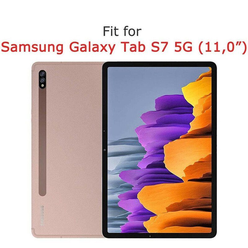 Skal Samsung Galaxy Tab S8 / Tab S7 Transparent Frostad