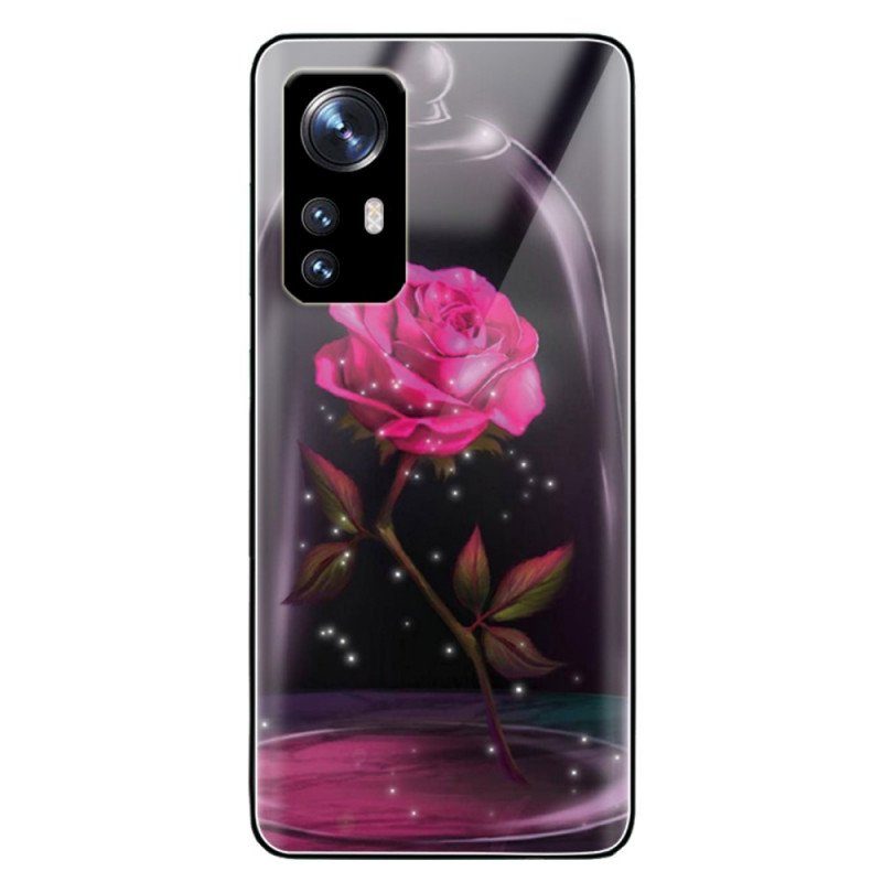 Skal Xiaomi 12 / 12X Magiskt Rosa Härdat Glas