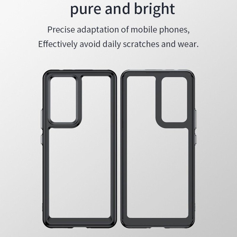Skal Xiaomi 12 / 12X Transparent Med Färgade Konturer