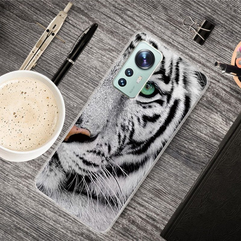 Skal Xiaomi 12 Pro Vit Tiger