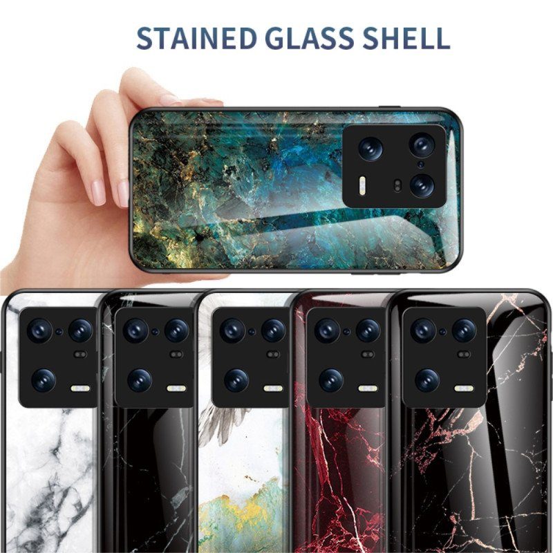 Skal Xiaomi 13 Pro Marmor Härdat Glas