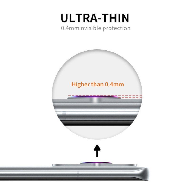 Skyddslins I Härdat Glas Och Aluminium För Huawei P60 Pro